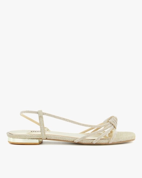 Dune silver hot sale flat sandals