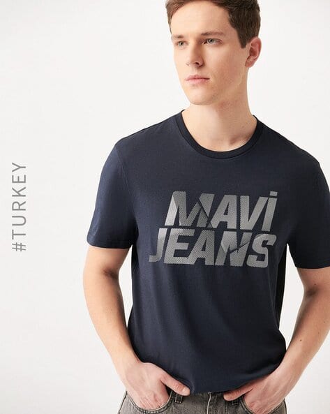 Ajio Mavi Shirt Buy Indigo Blue Tshirts For Men By Mavi Online