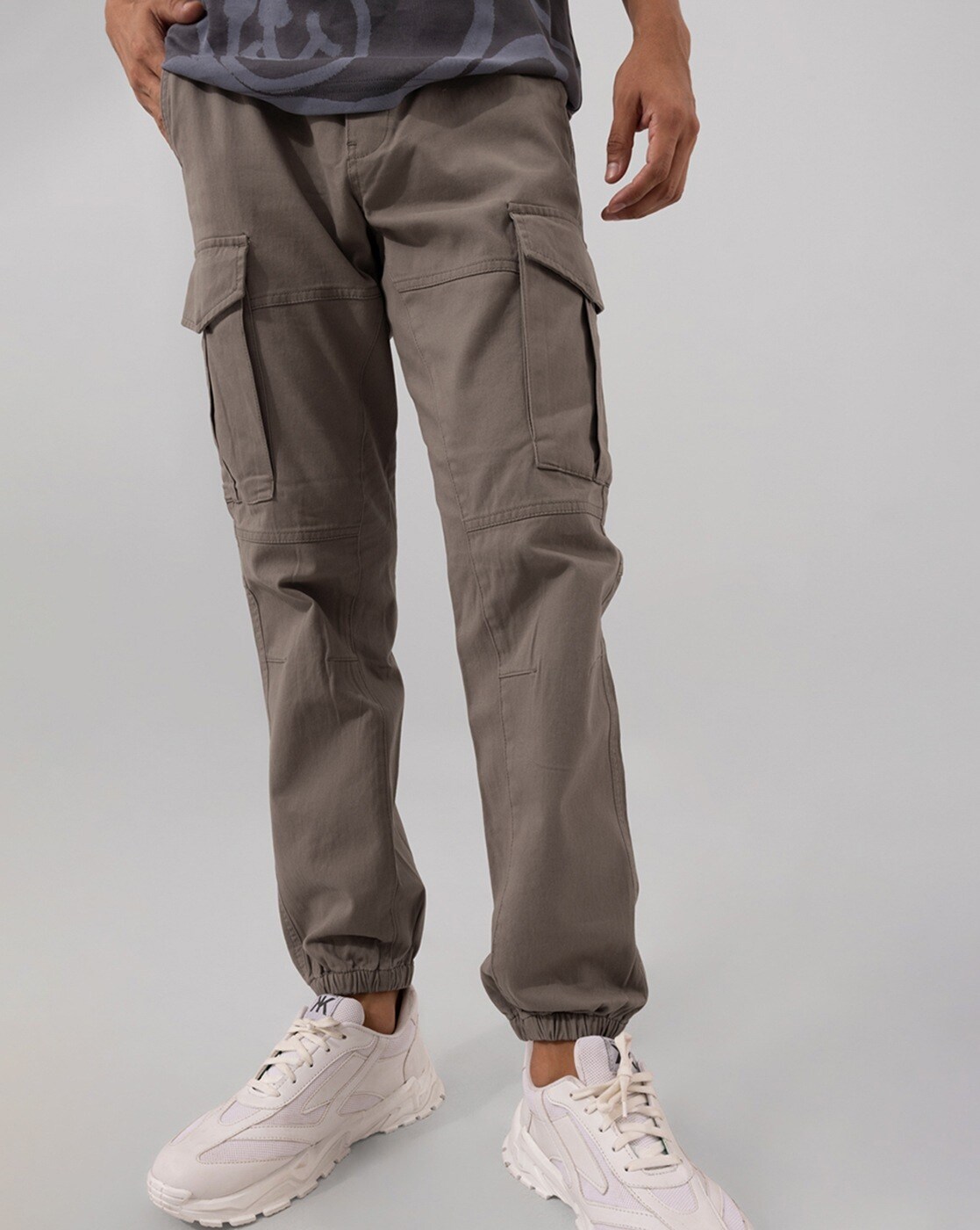 Buy Grey Trousers & Pants for Men by SNITCH Online