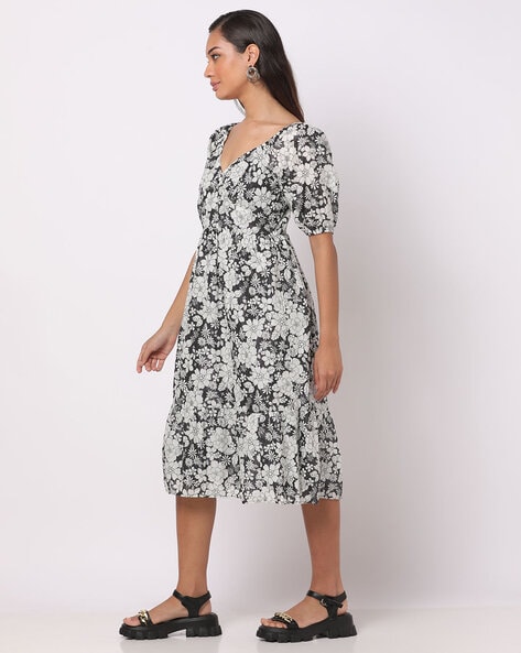 Gap floral wrap dress new arrivals