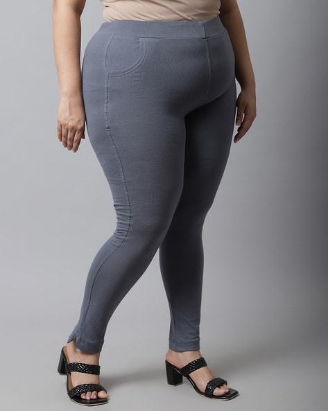 Ankle-Length Leggings with Insert Pockets