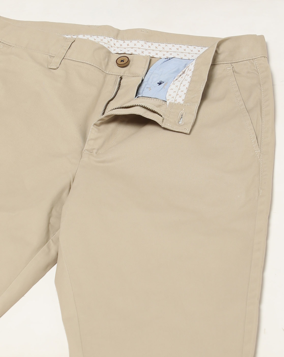 Olive Classic Chino Trousers | P Johnson