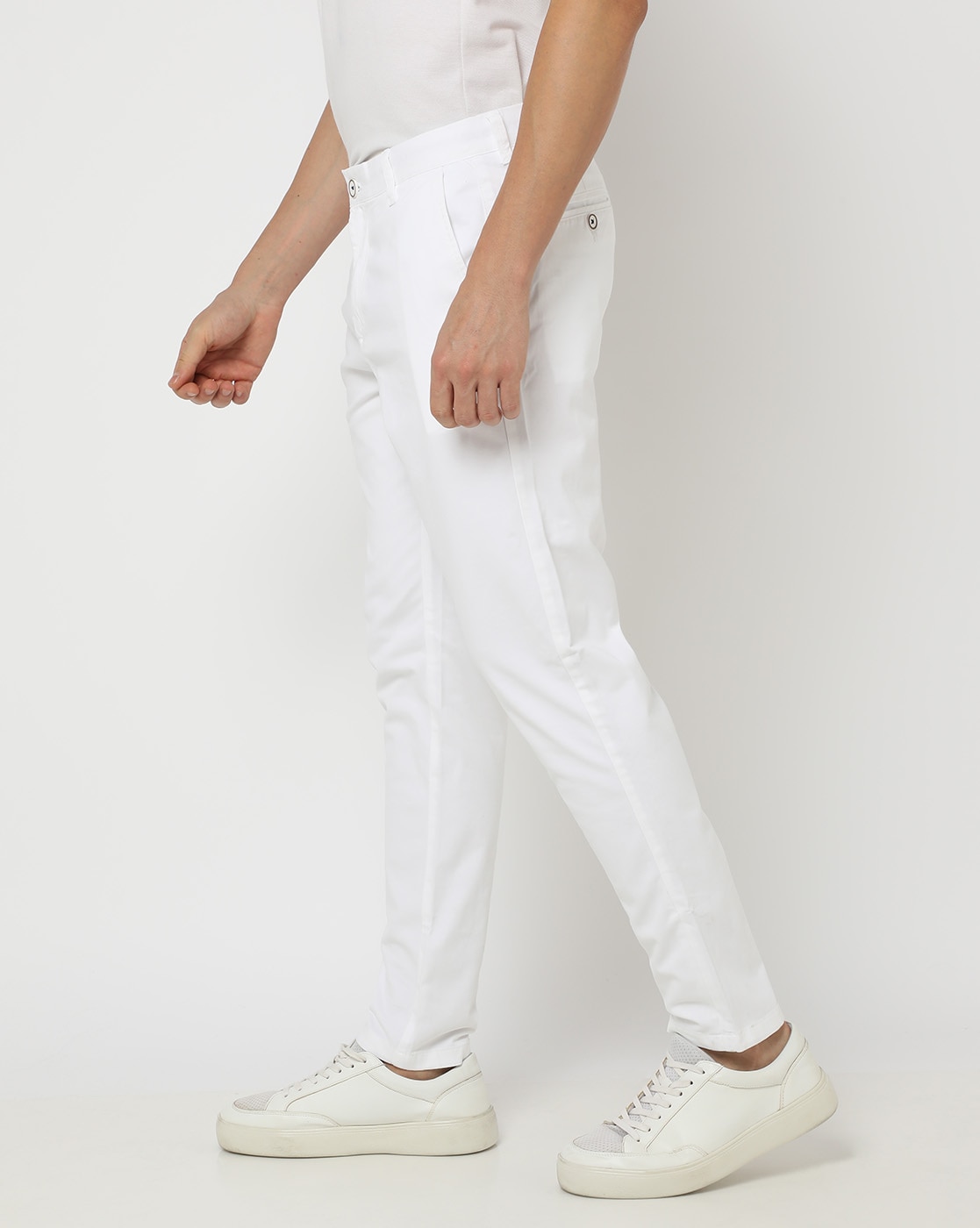 Buy Blackberrys Off White Smart Fit Chino Trousers - Trousers for Men  1323412 | Myntra