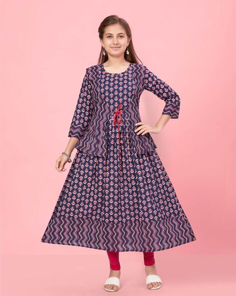 Jacket Kurti Designs for Girls | Anarkali Kurti with Jacket Style