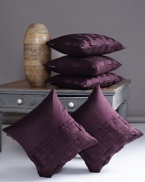 Buy Purple Cushions Pillows for Home Kitchen by Homely By Romee Online Ajio