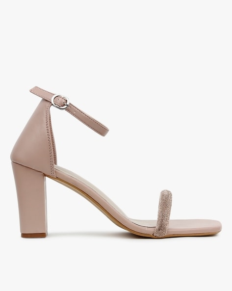 Chunky sale nude sandals