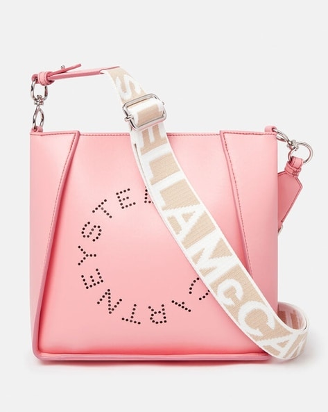 Stella mccartney best sale pink logo bag