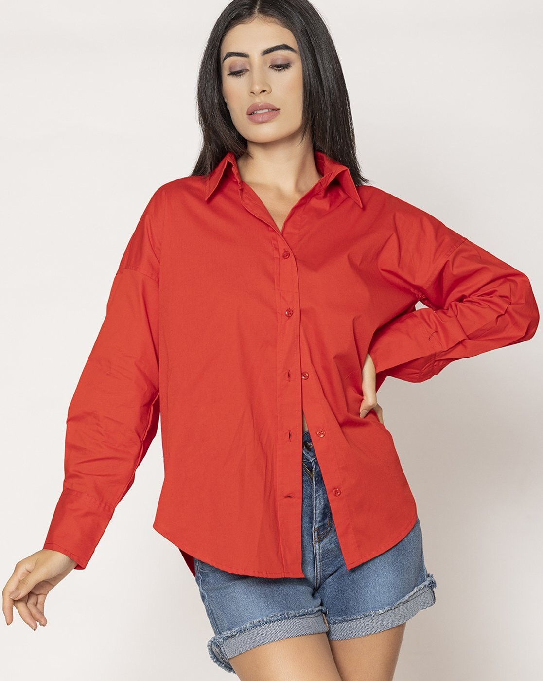 Buy Red Shirts for Women by Lounge Dreams Online