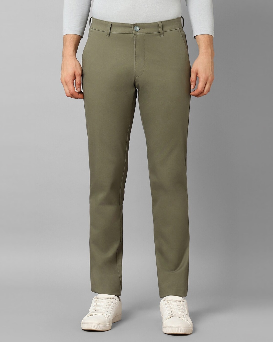 Louis Philippe Casual Trousers  Buy Louis Philippe Navy Blue Solid Casual  Trouser Online  Nykaa Fashion