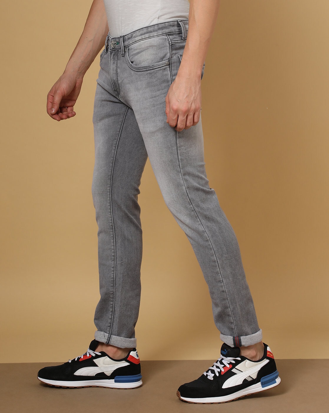 Buy Grey Jeans for Men by SIN Online