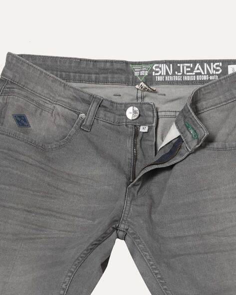 Buy by SIN Online for Men Jeans Grey