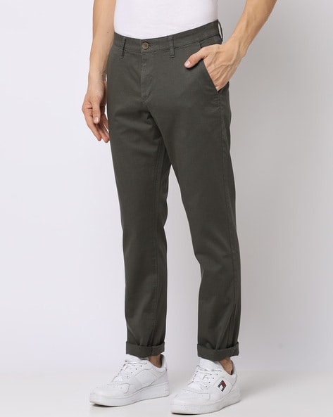 Buy Olive Trousers & Pants for Men by JOHN PLAYERS Online