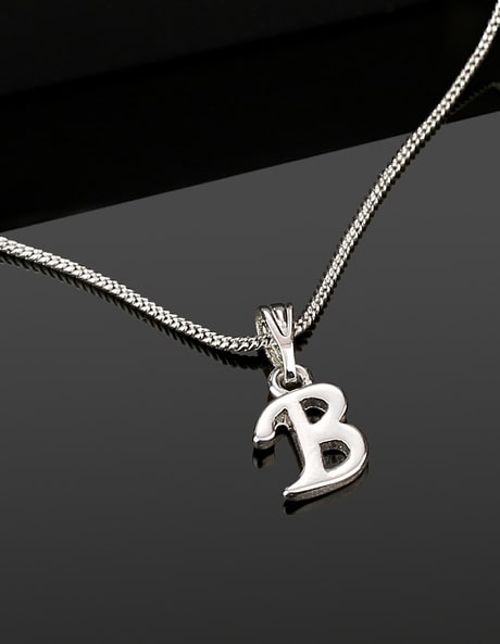 B on sale letter pendant