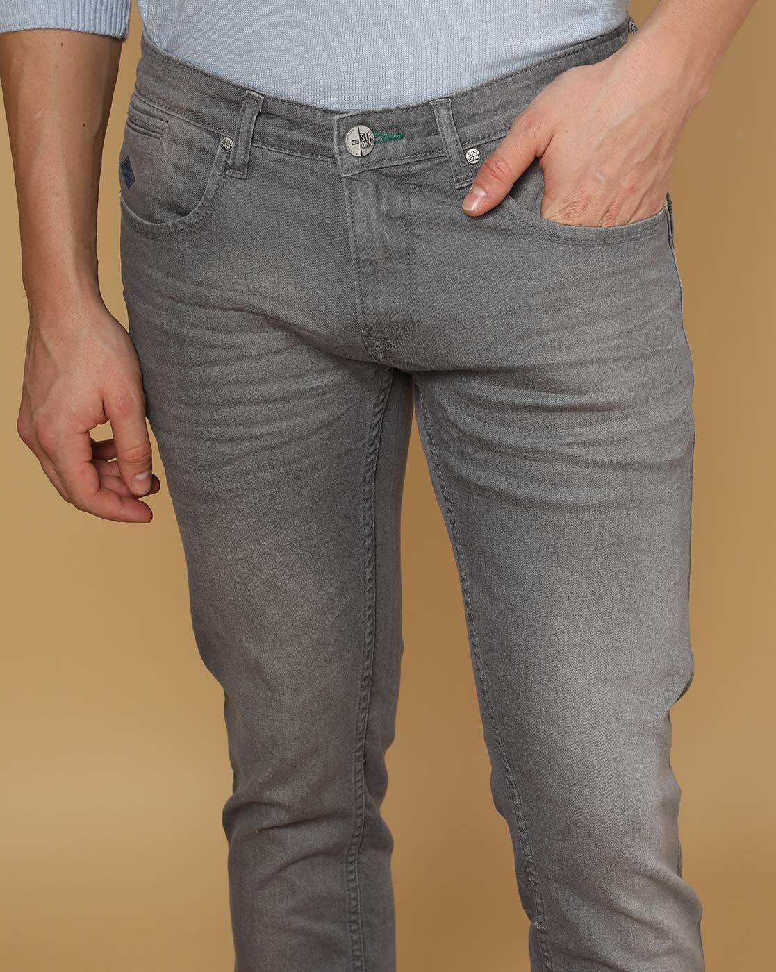 Buy Grey Jeans for Men by SIN Online