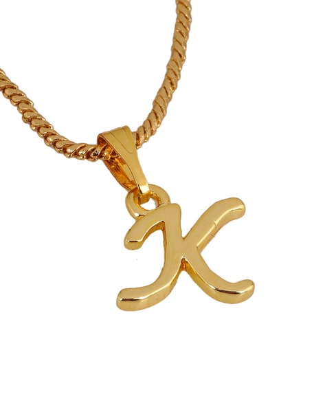 Golden Initial English Letter Necklace Women Exquisite - Temu