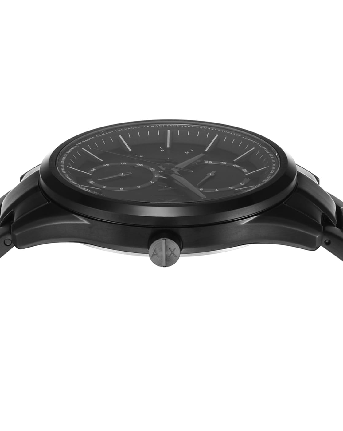by for EXCHANGE Online Watches ARMANI Men Black Buy