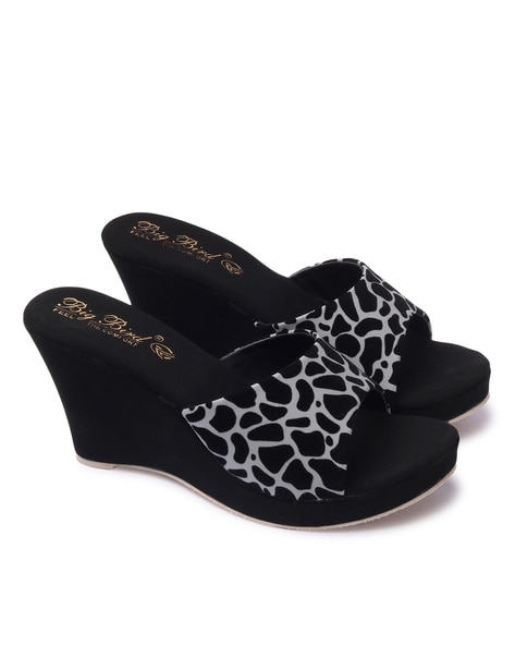 Buy Black Heeled Sandals for Women by BIG BIRD FOOTWEAR Online