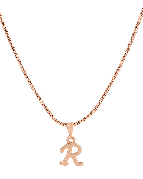 NEW RUDRAKSH R Letter Pendant With Chain Gold-plated Brass Price in India -  Buy NEW RUDRAKSH R Letter Pendant With Chain Gold-plated Brass Online at  Best Prices in India | Flipkart.com