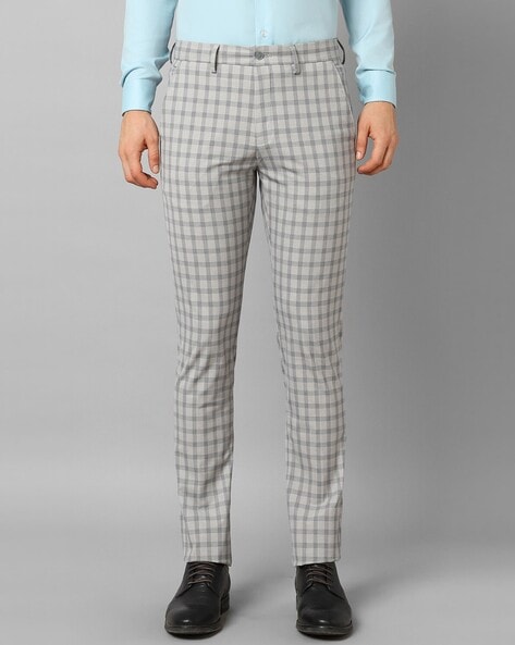 Checkered flared trousers – Hushes