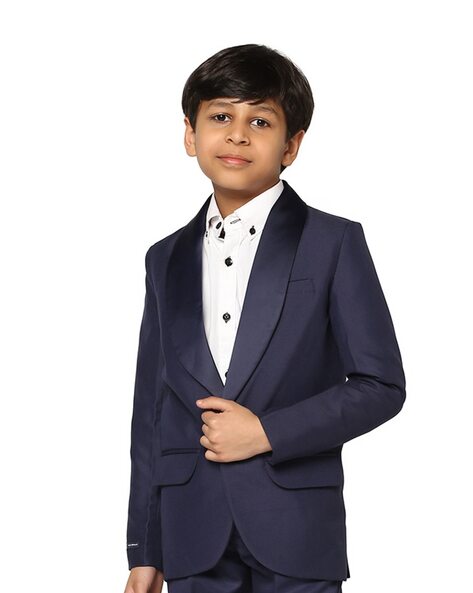 Boys slim best sale fit blazer