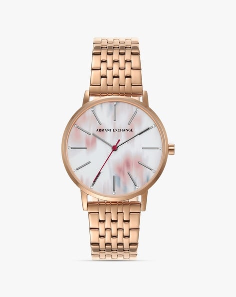 Buy Rose Gold Toned Watches for Women by ARMANI EXCHANGE Online Ajio