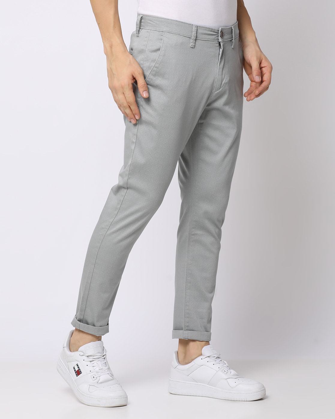 Grey Casual Sweat Pants | Trousers | PrettyLittleThing QA