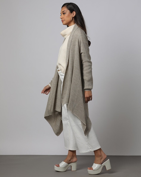 Theory curved hem hot sale cashmere cardigan