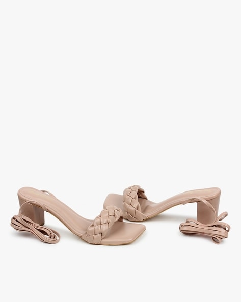 Nude discount colored sandals