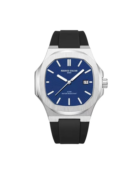 Silicon analog men's online watch