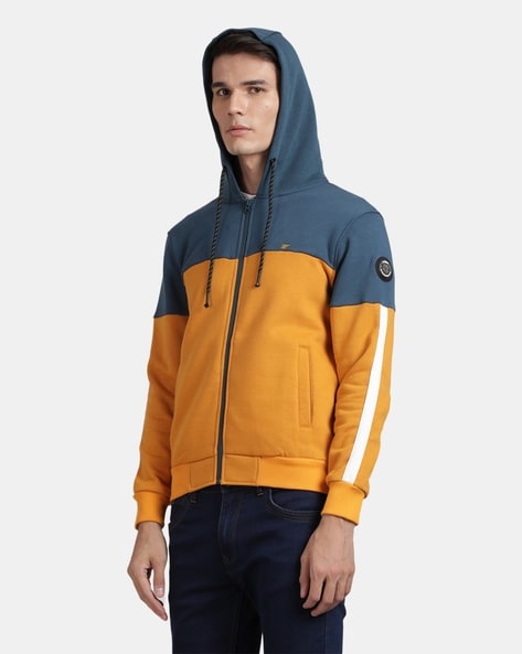 Blue and orange outlet hoodie mens