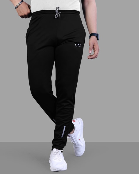 Joggers Park Men Black Running Track Pant - Buy Joggers Park Men Black Running  Track Pant Online at Best Prices in India on Snapdeal