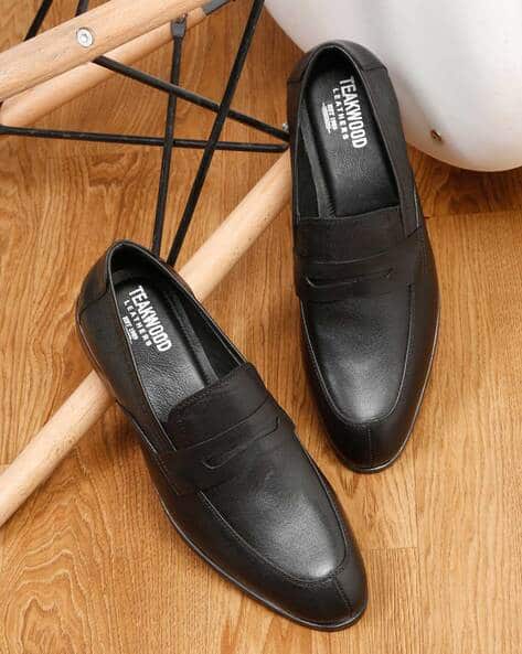TEAKWOOD LEATHERS Leather Slip-On Shoes