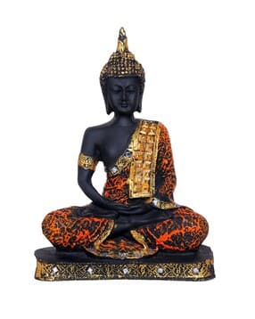 Polyresin Meditating Buddha Figurine-image-12
