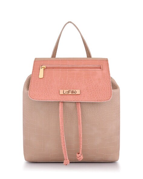 Buy Beige Backpacks for Women by LaFille Online