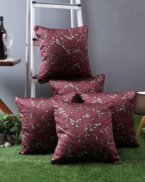 Set of 5 Printed Cushion Covers 16 " x 16 "