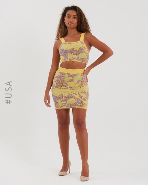 Crop top and skirt dress clearance online