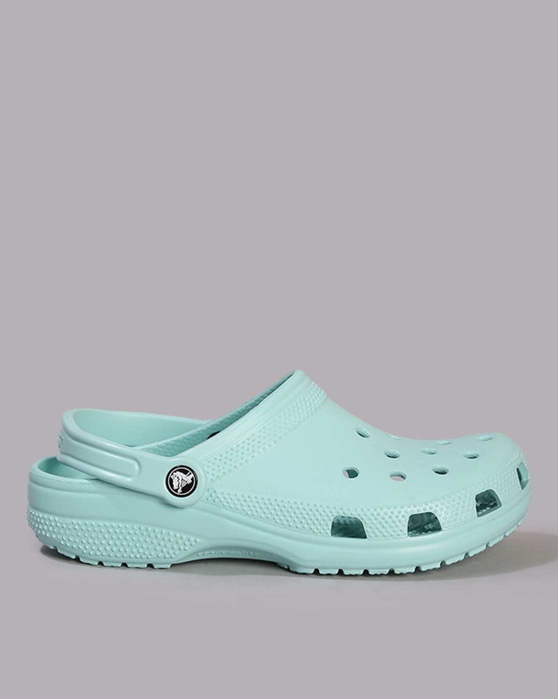 Mint blue outlet crocs