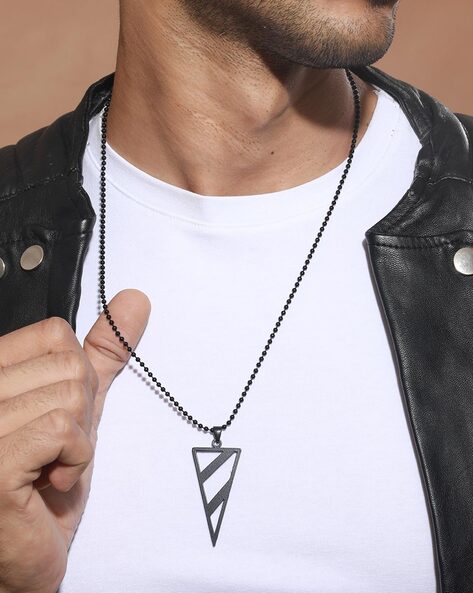 Buy Black Chains for Men by Bold by Priyaasi Online