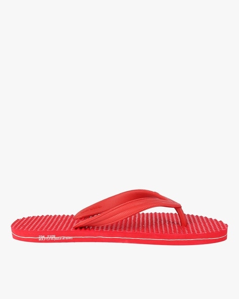 Buy Red Flip Flop & Slippers for Men by FEET UP Online