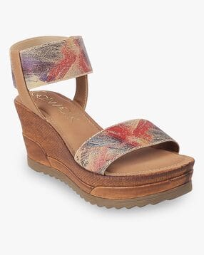 catwalk Women Printed Ankle-Loop Wedges-picture-13