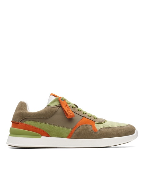 Clarks Men's Forge Run Sneaker, Olive Canvas, 10 India | Ubuy