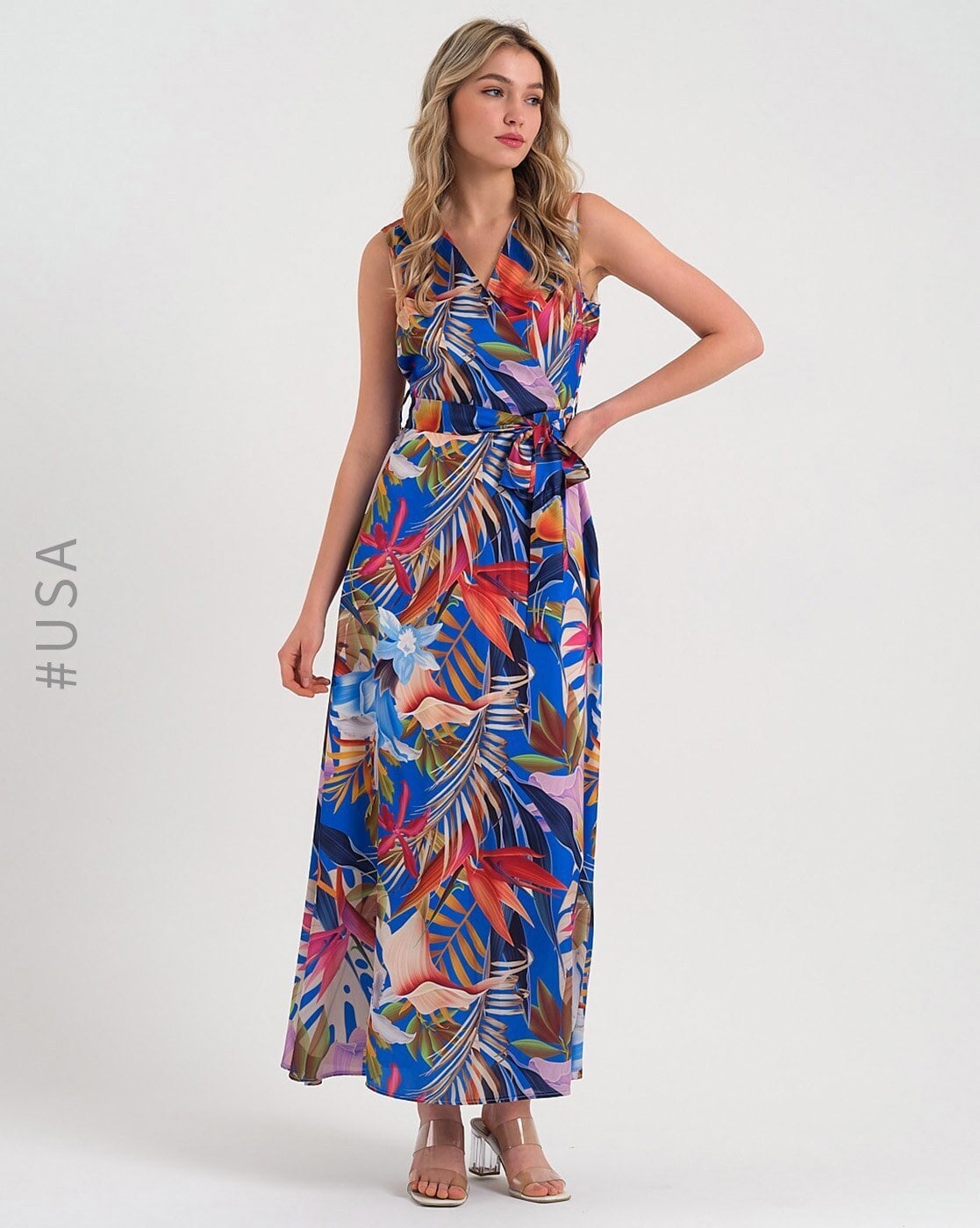 Tropical 2024 print dress