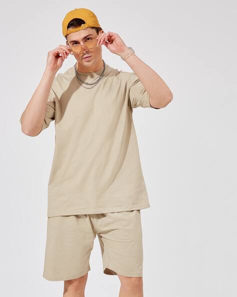 MANIAC Extra Slim Fit Crew-Neck T-shirt with Shorts