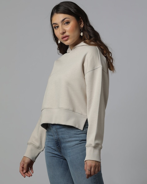 Buy Beige Sweatshirt & Hoodies for Women by Outryt Sport Online
