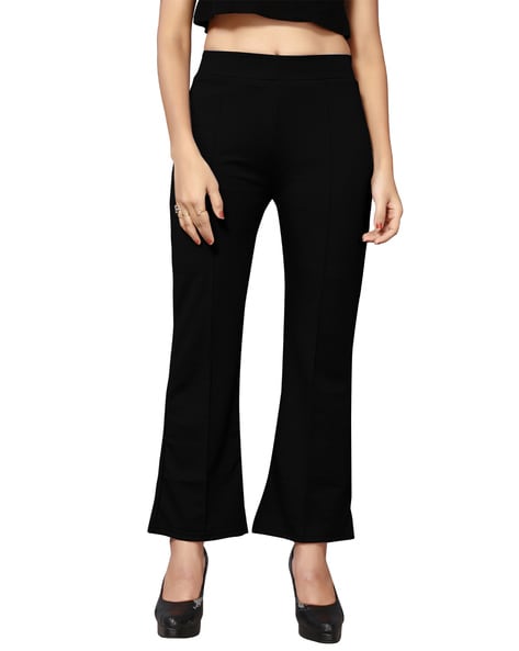 Buy Black Trousers & Pants for Women by Vastrawada Online