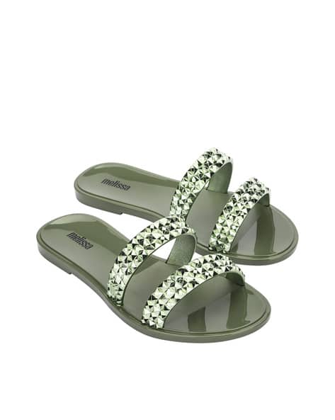Buy Green Flat Sandals for Women by MELISSA Online