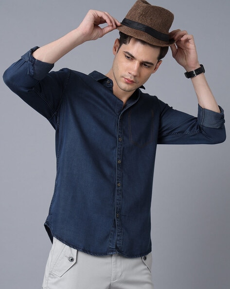 Buy Blue Shirts for Men by Prototype Online