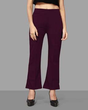 Buy Black Trousers & Pants for Women by Vastrawada Online