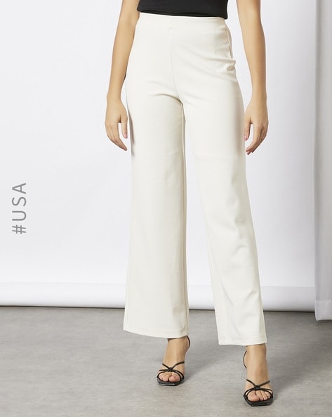 Flare To Dream High Waisted Wide Leg Trousers | Oh Polly