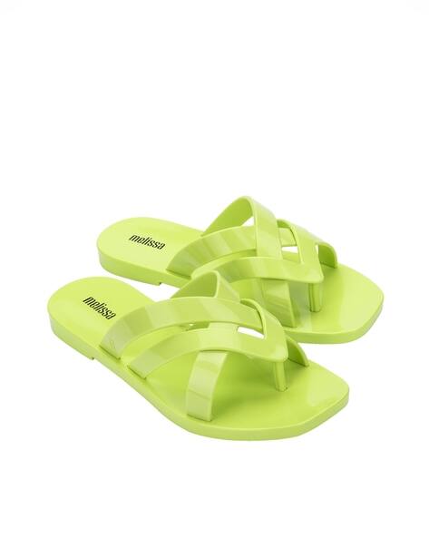 Buy Green Flip Flop Slippers for Women by MELISSA Online